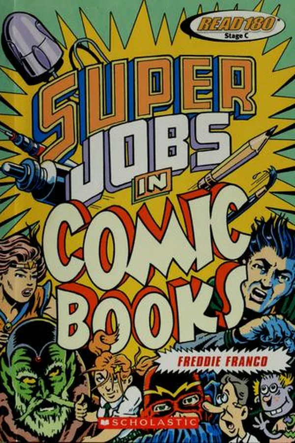 Capa de Super jobs in comic books