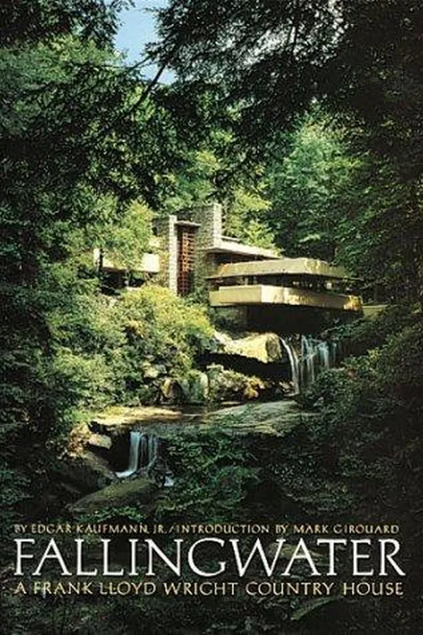 Capa de Fallingwater, a Frank Lloyd Wright country house