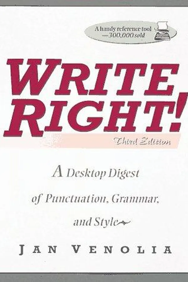 Cover of Write right!