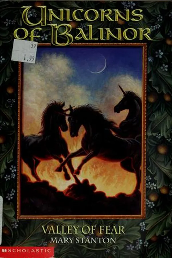 Capa de Valley Of Fear (Unicorns Of Balinor #3)