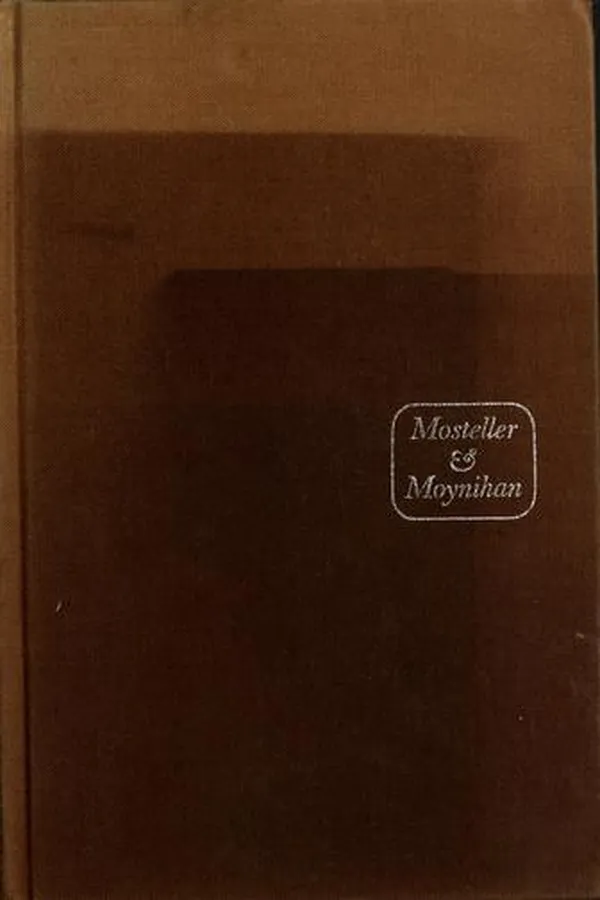 Capa de On equality of educational opportunity