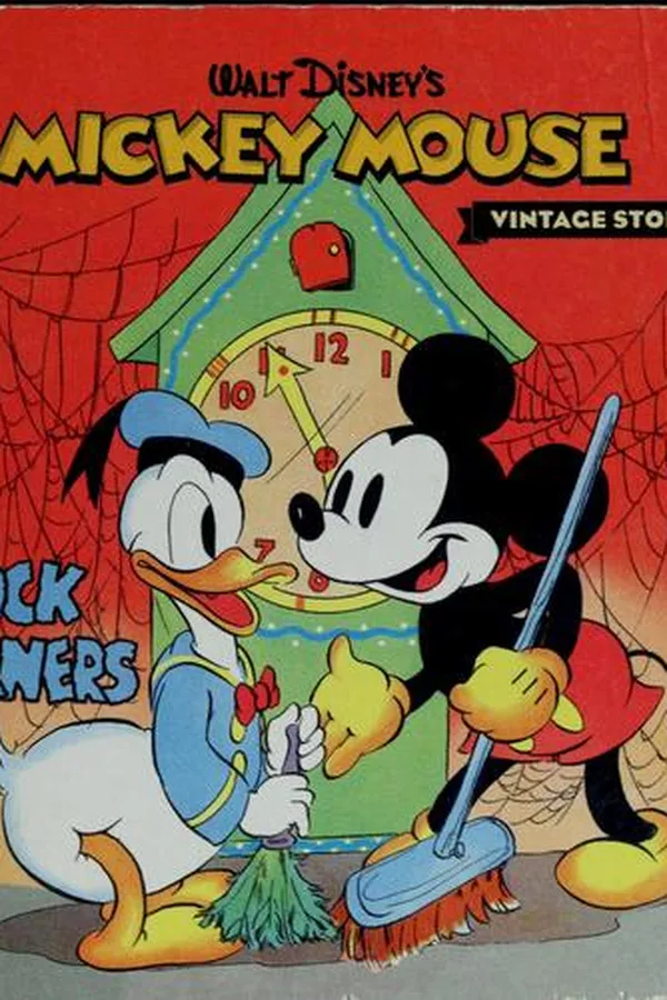 Capa de Walt Disney's Micky Mouse Vintage Story (Clock Cleaners)