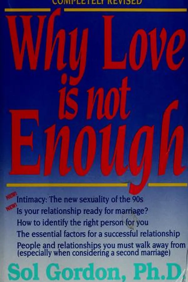 Cover of Why love is not enough