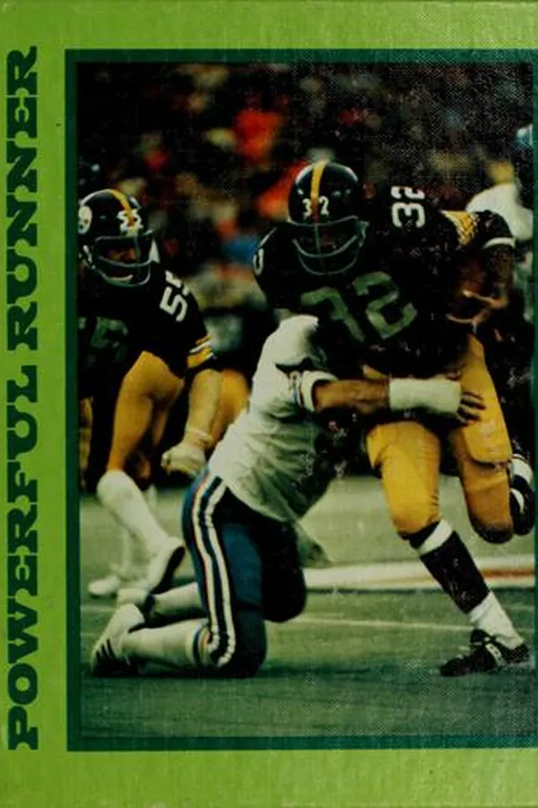 Capa de Football's powerful runner, Franco Harris