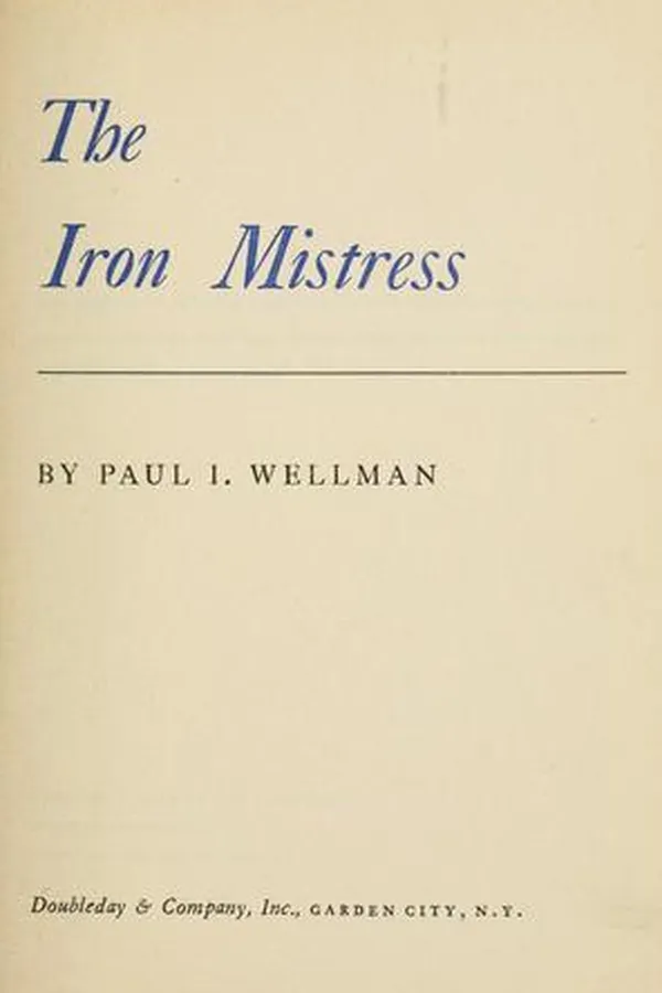 Capa de The iron mistress
