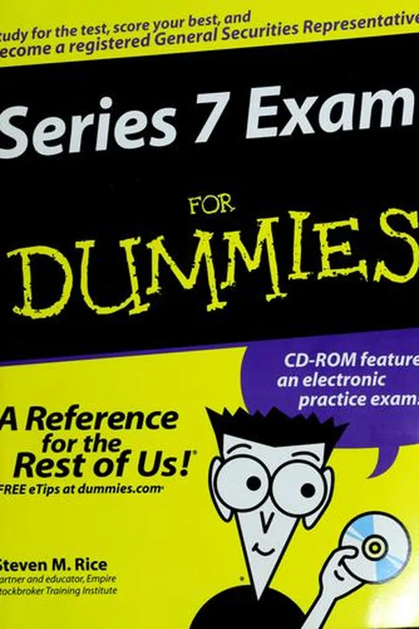 Capa de Series 7 exam for dummies