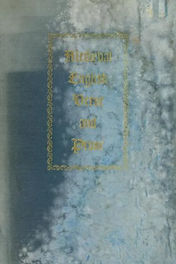 Capa de Medieval English verse and prose in modernized versions