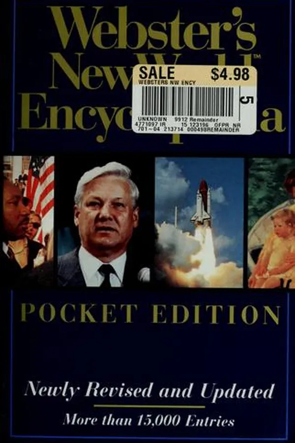 Capa de Webster's new world encyclopedia
