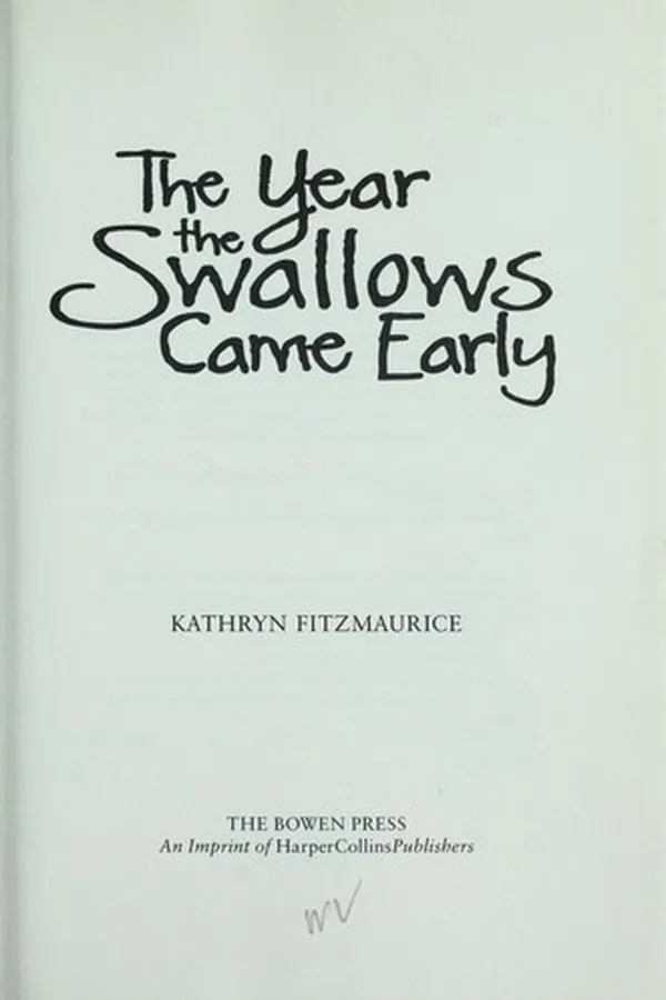 Capa de The year the swallows came early