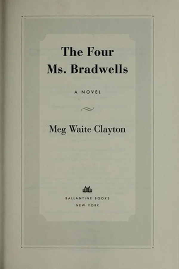 Capa de The four Ms. Bradwells