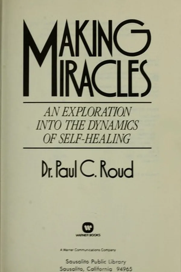 Capa de Making miracles