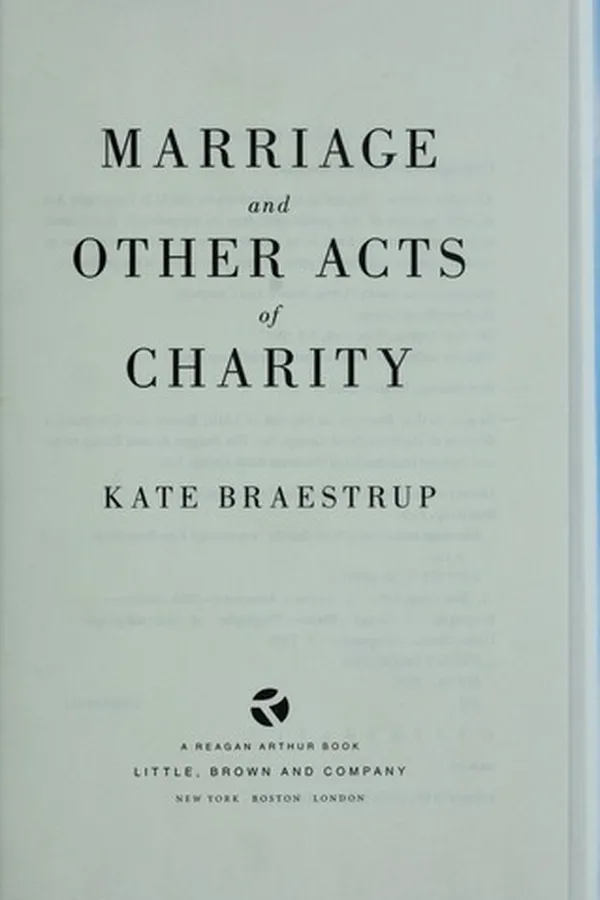 Capa de Marriage and other acts of charity