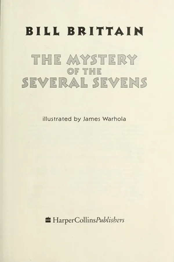 Capa de The mystery of the several sevens