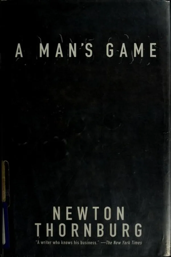 Capa de A man's game