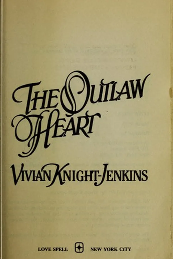 Capa de The outlaw heart
