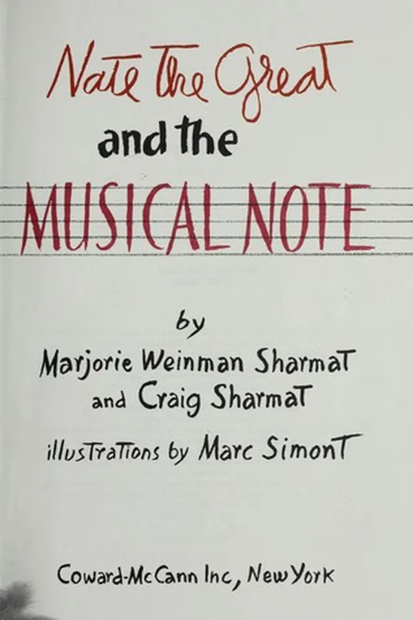 Capa de Nate Great Music (Break-of-Day Book)