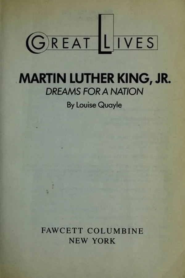 Capa de Martin Luther King, Jr
