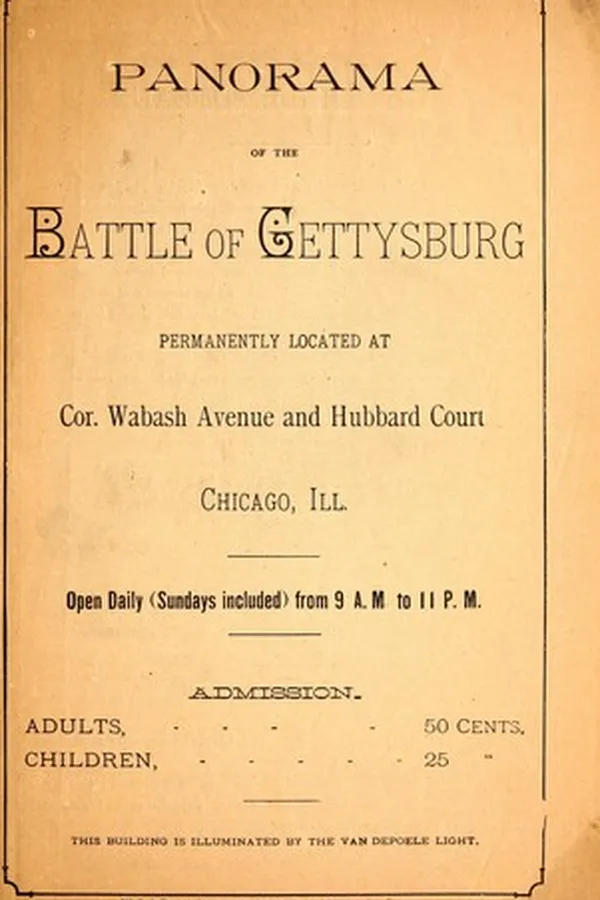 Capa de Panorama of the Battle of Gettysburg