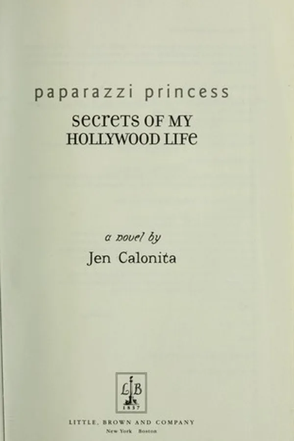 Capa de Paparazzi Princess (Secrets of My Hollywood Life #4)