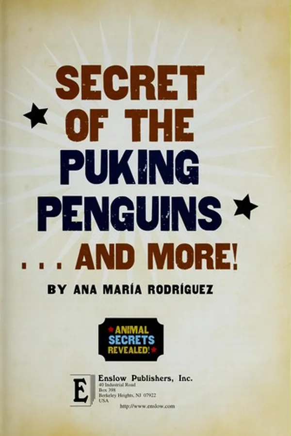 Capa de Secret of the puking penguins-- and more!