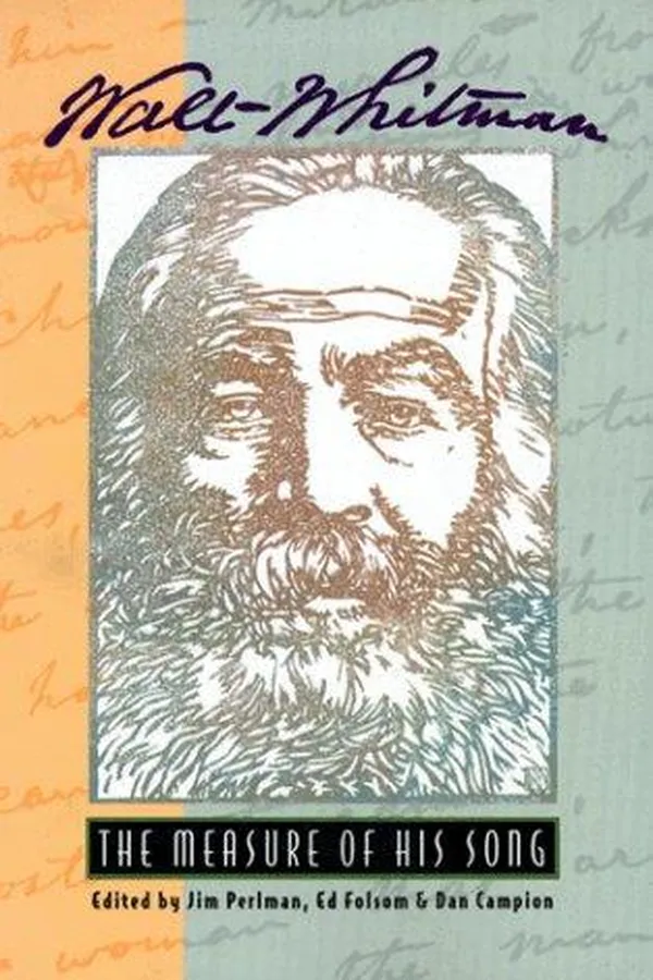 Capa de Walt Whitman--the measure of his song