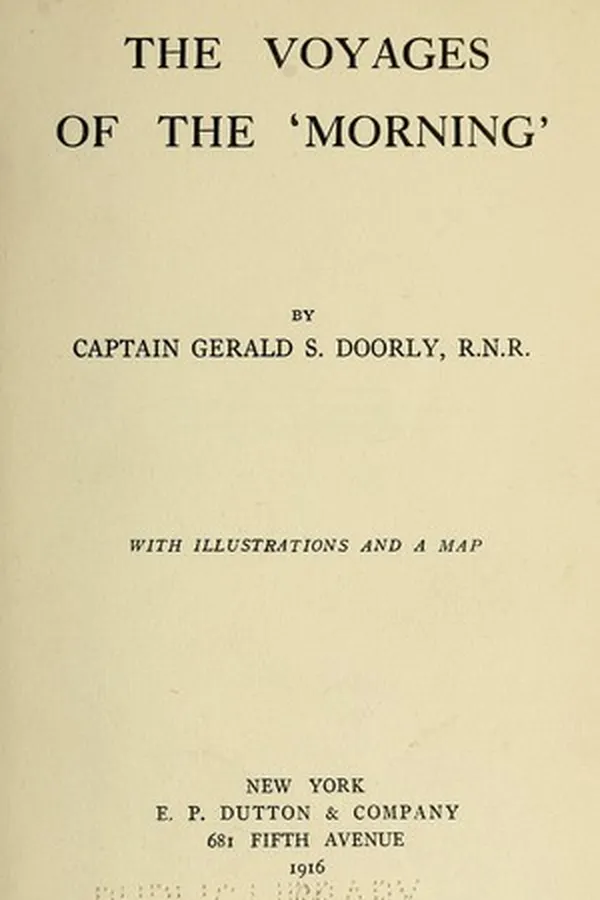 Capa de The voyages of the 'Morning'