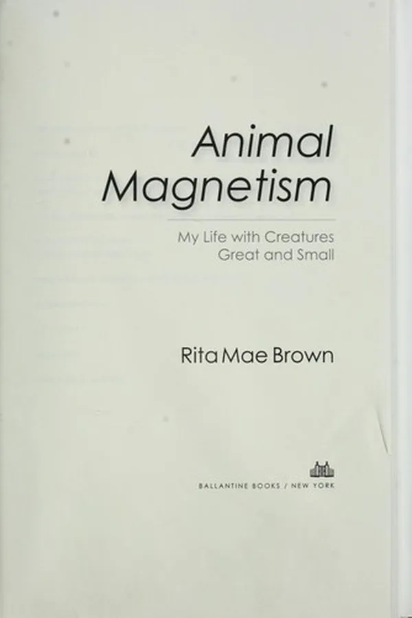 Cover of Animal magnetism