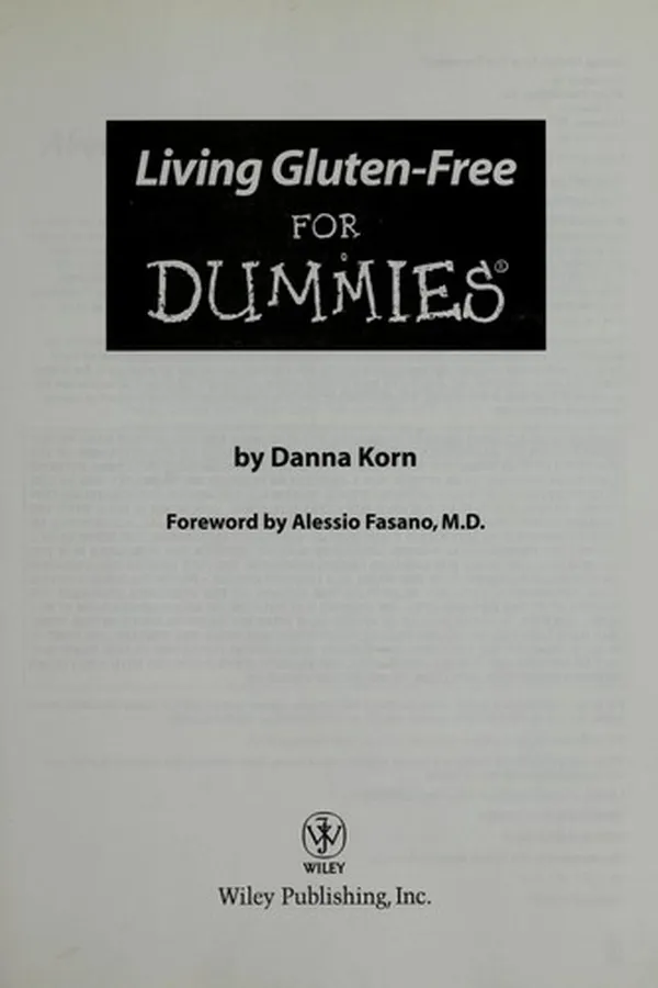 Capa de Living gluten-free for dummies