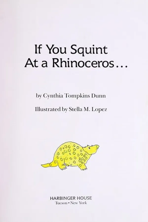 Capa de If you squint at a rhinoceros