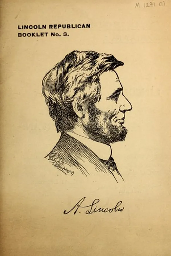 Capa de Lincoln Republican booklet