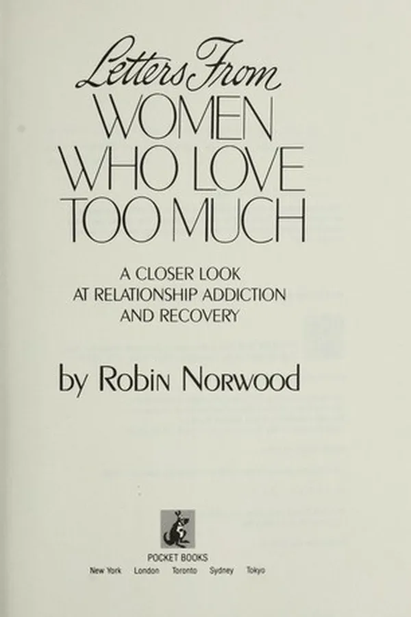 Capa de Letters from women who love too much