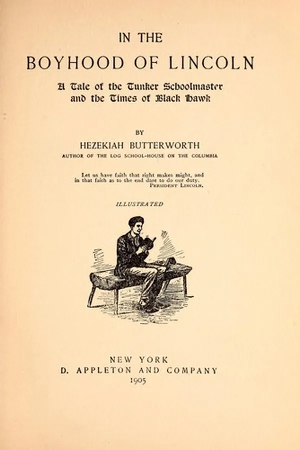Capa de In the boyhood of Lincoln