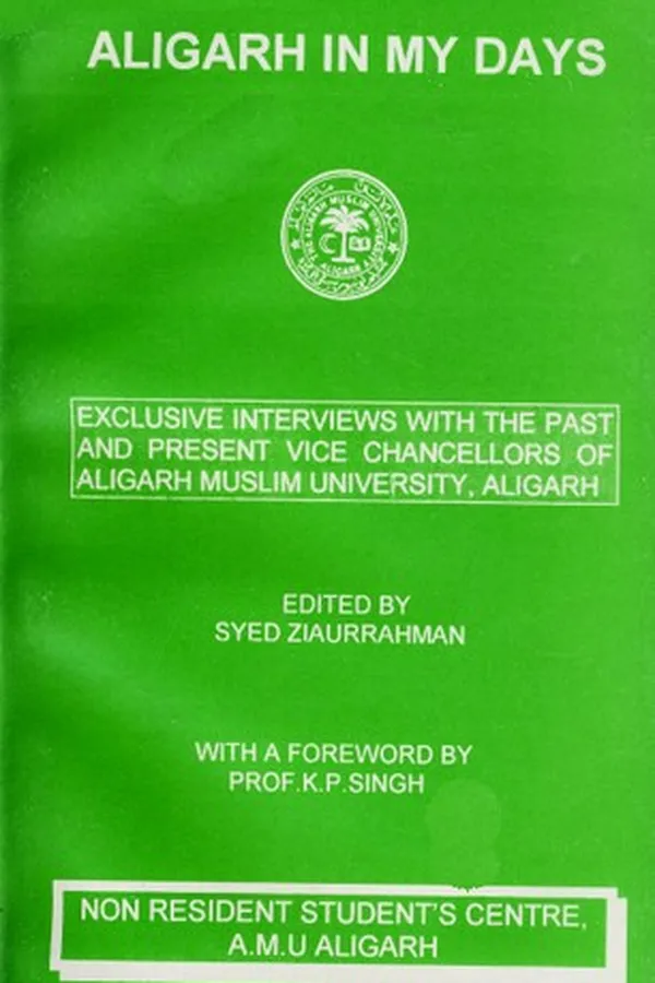 Capa de Aligarh in My Days