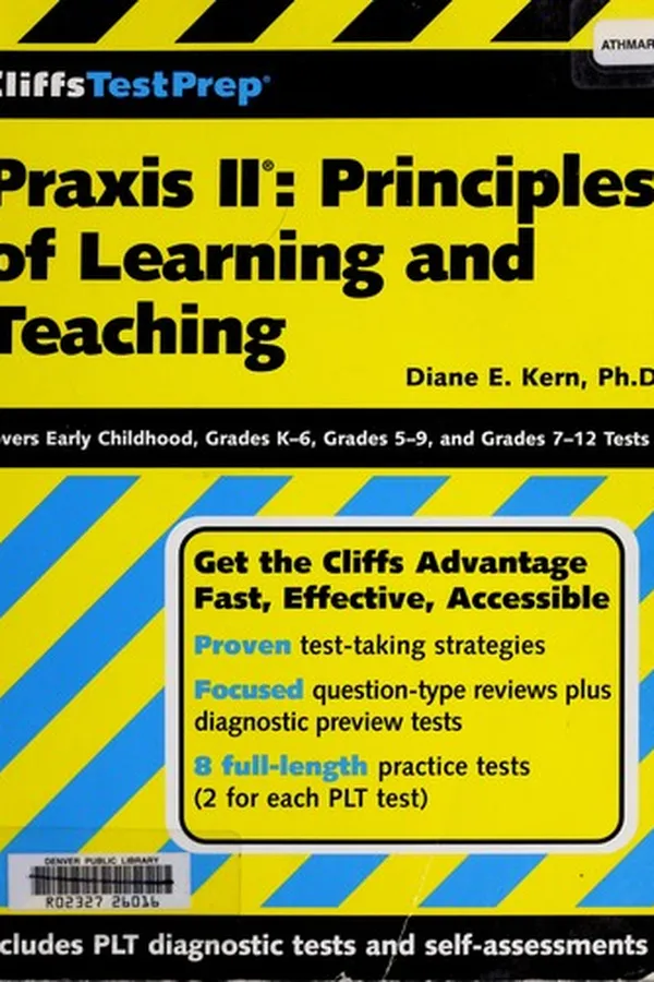 Capa de CliffsTestPrep Praxis II