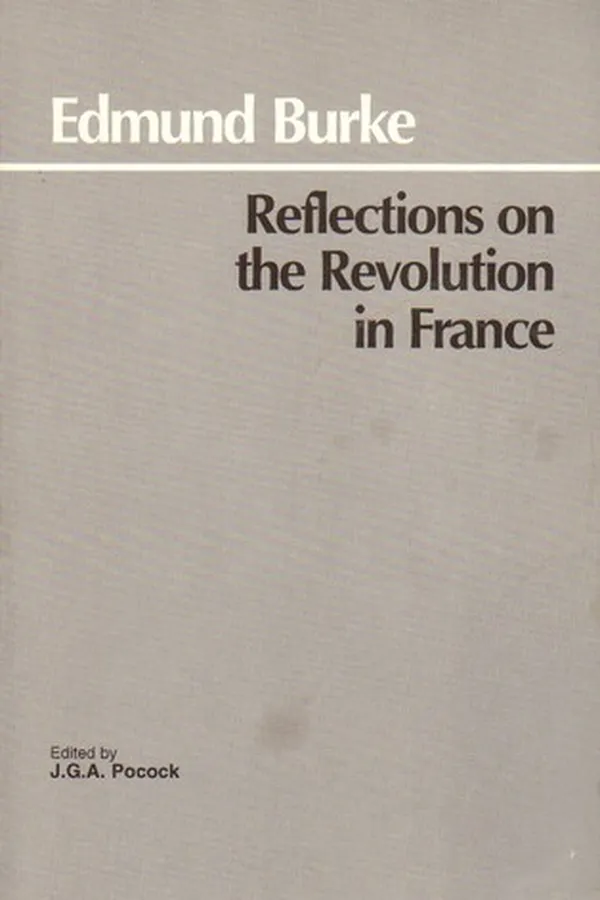 Capa de Reflections on the revolution in France