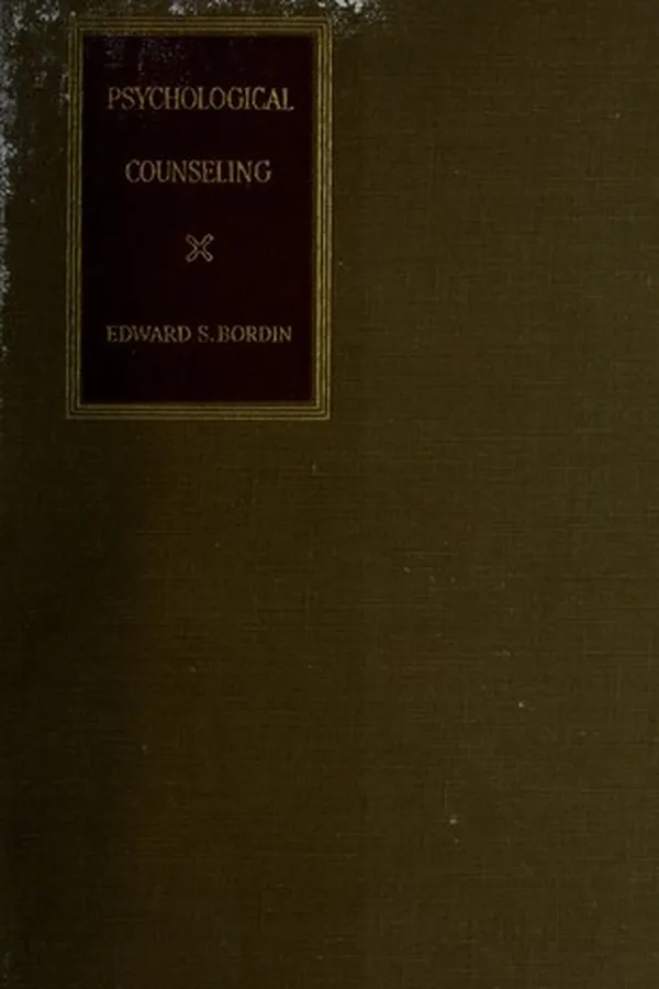 Capa de Psychological counseling