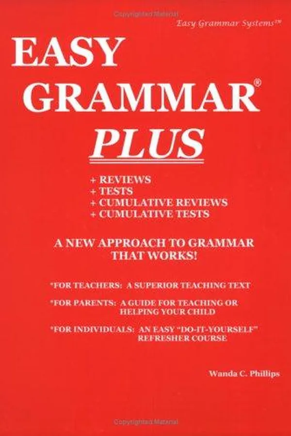 Cover of Easy Grammar Plus