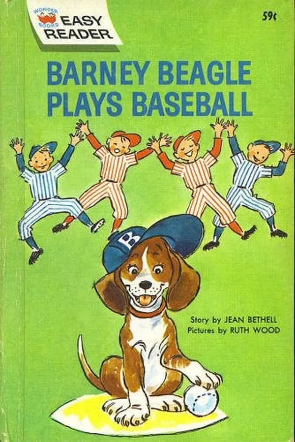 Capa de Barney Beagle Plays Baseball
