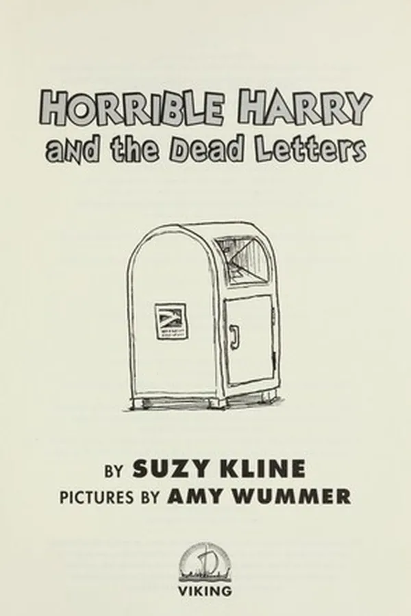 Capa de Horrible Harry and the dead letters