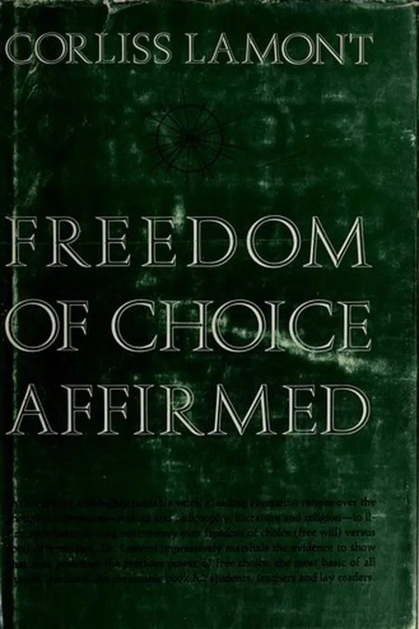Capa de Freedom of choice affirmed