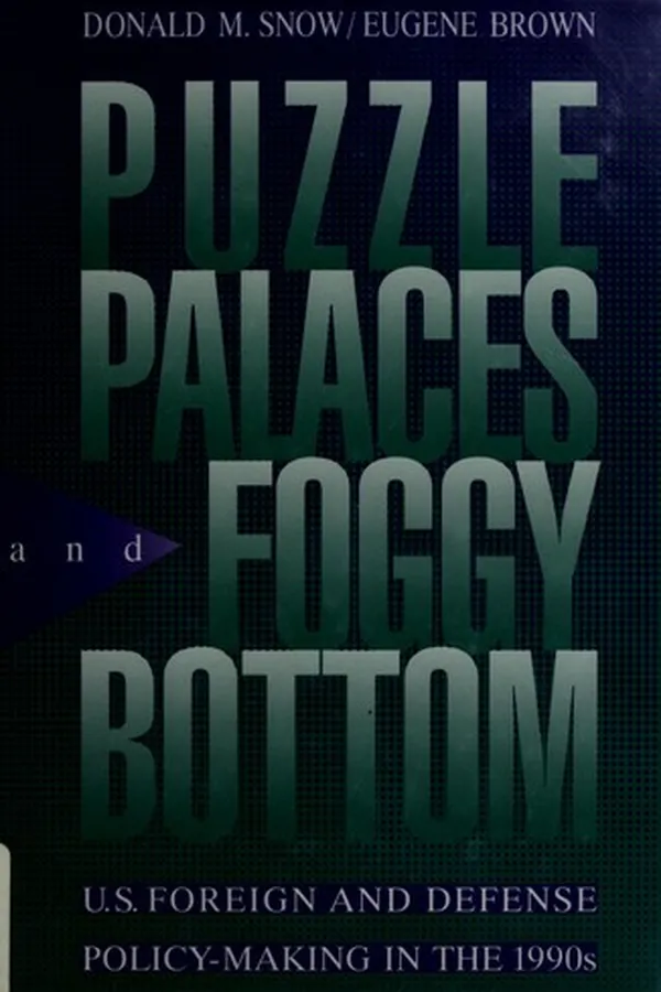 Capa de Puzzle palaces and Foggy Bottom