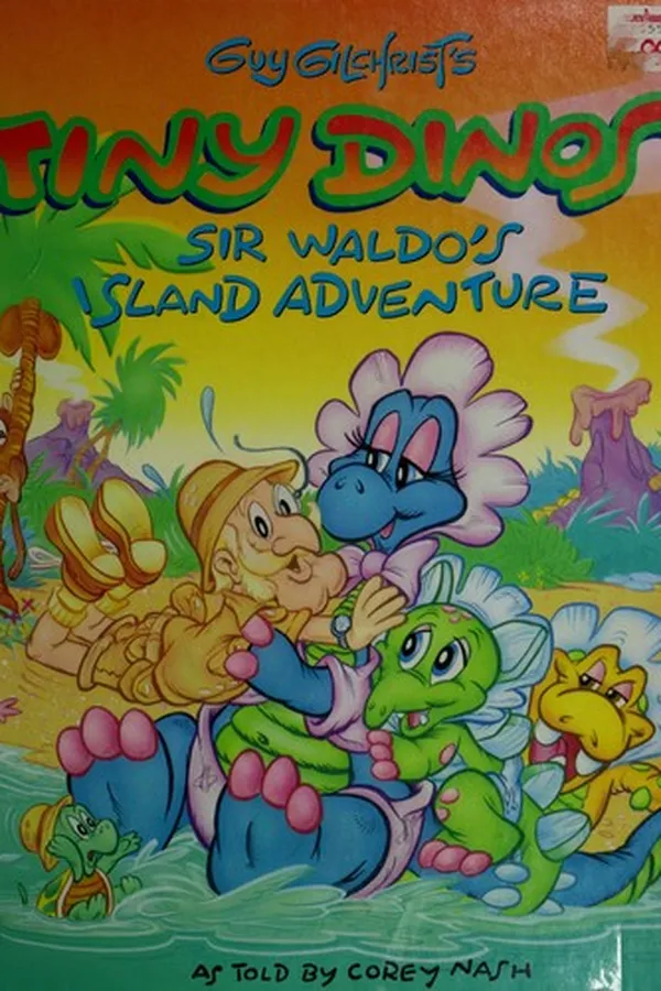 Capa de Guy Gilchrist's Tiny Dinos Sir Waldo's island adventure