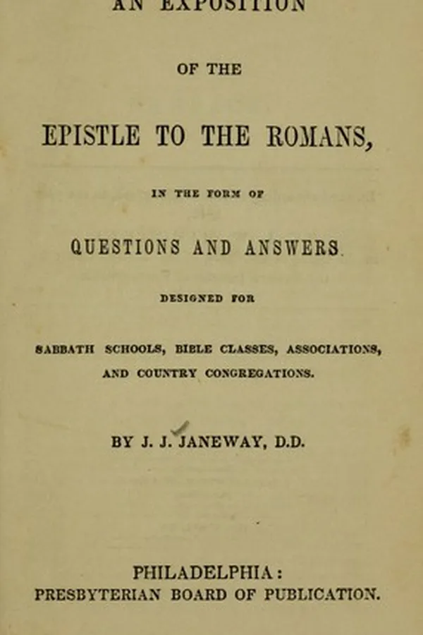 Capa de An exposition of a portion of the Epistle to the Romans