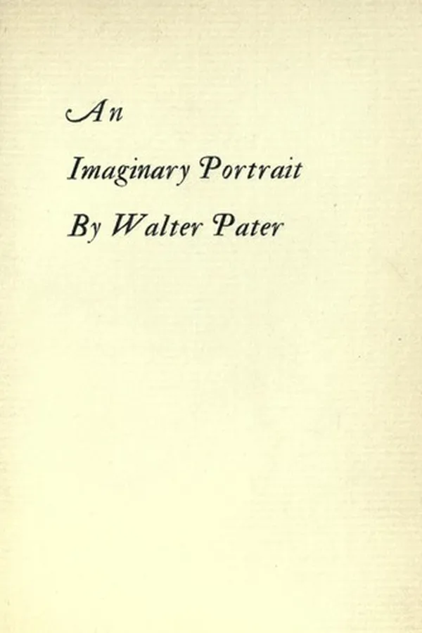 Capa de An Imaginary Portrait (Collected Works of Walter Pater)