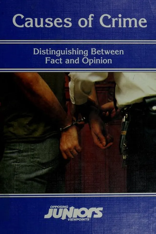 Capa de Causes of crime