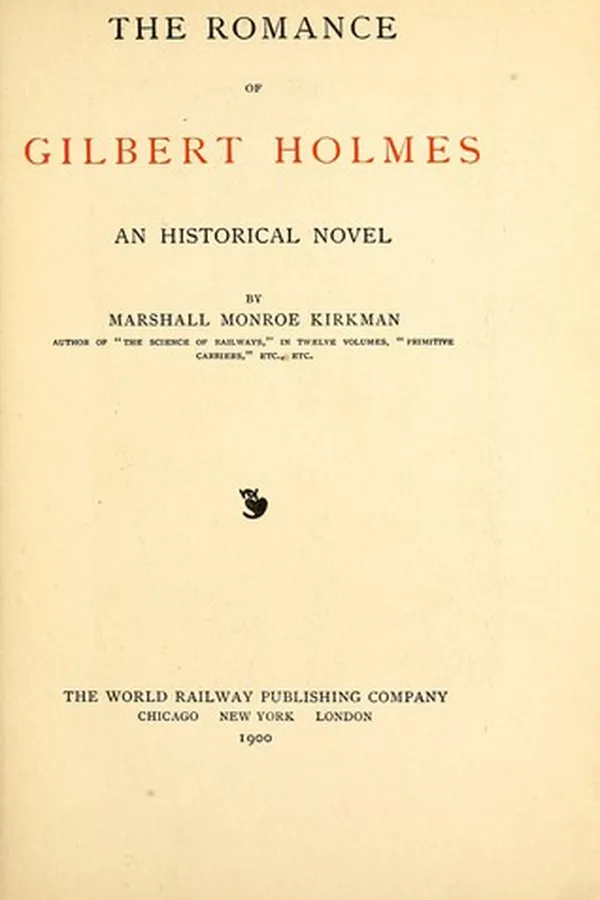 Capa de The romance of Gilbert Holmes