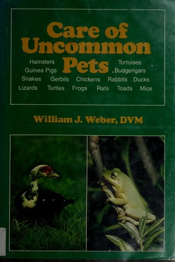 Capa de Care of Uncommon Pets