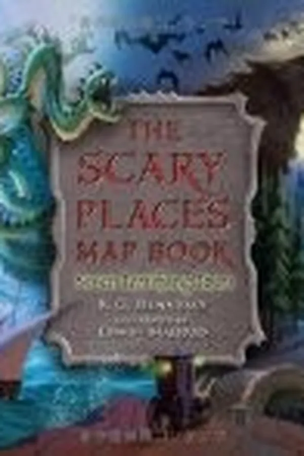 Capa de The scary places map book