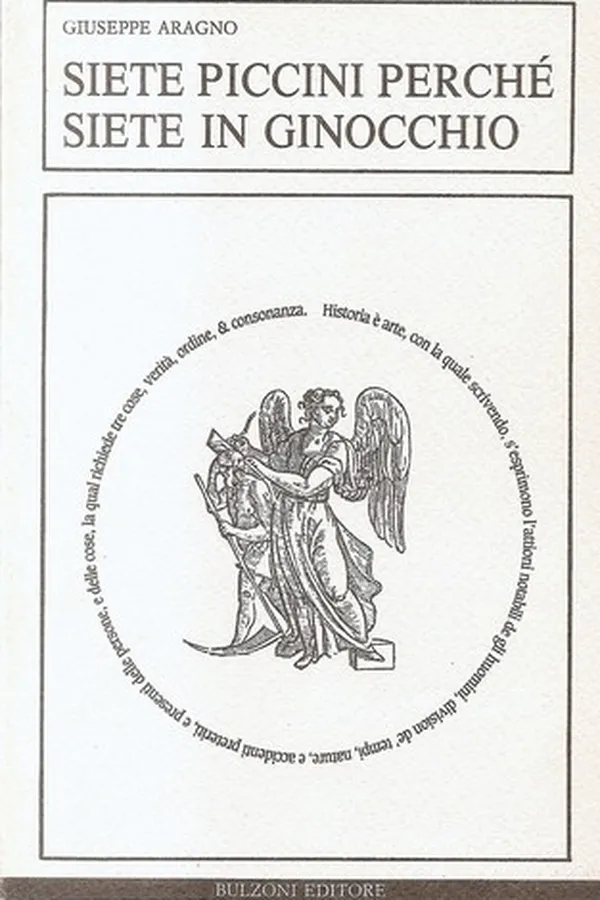 Capa de Siete piccini perché siete in ginocchio