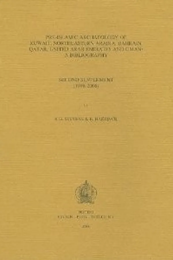 Capa de Pre-Islamic Archaeology of Kuwait, Northeastern Arabia, Bahrain, Qatar, United Arab Emirates and Oman